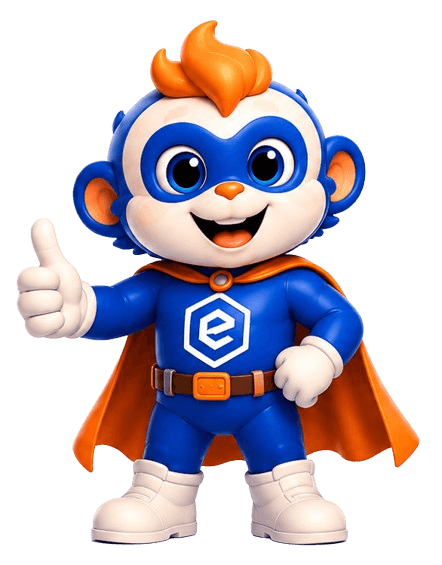eLoan mascot minh họa tầm nhìn phát triển nền tảng